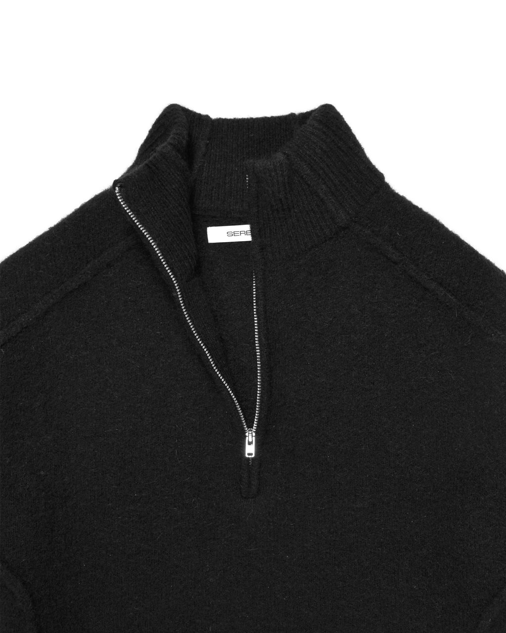 KOTA QUARTER ZIP - BLACK