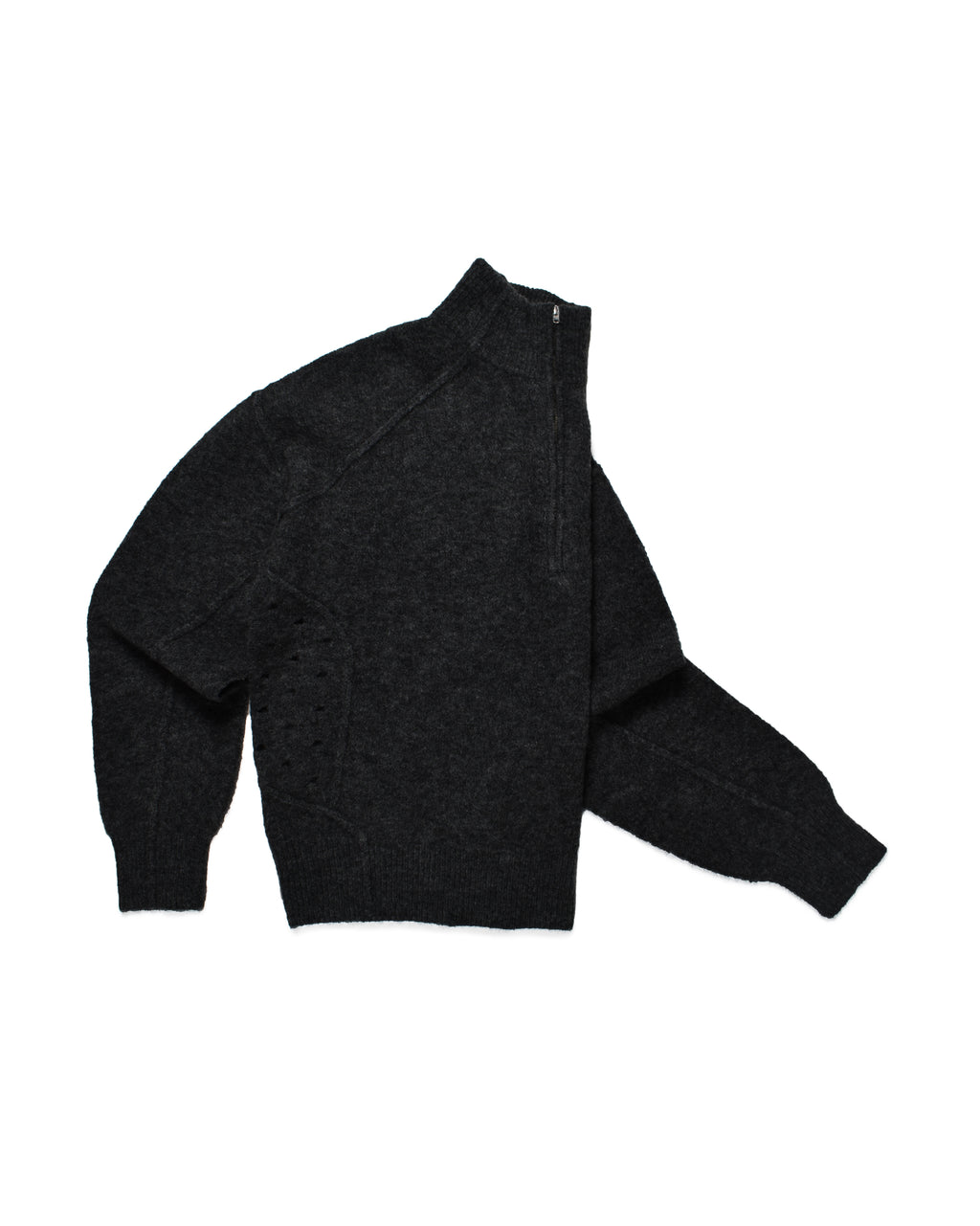 KOTA QUARTER ZIP - BLACK