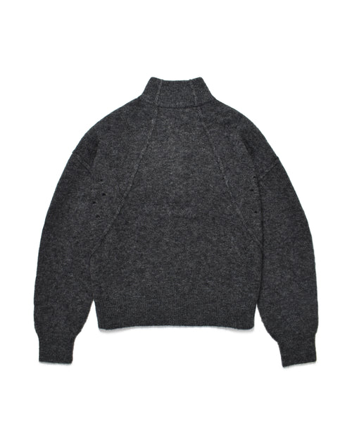 KOTA QUARTER ZIP - GRAPHITE