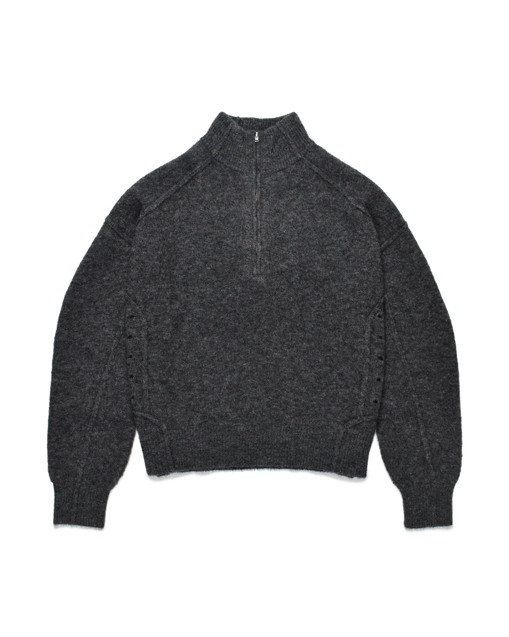 KOTA QUARTER ZIP - GRAPHITE