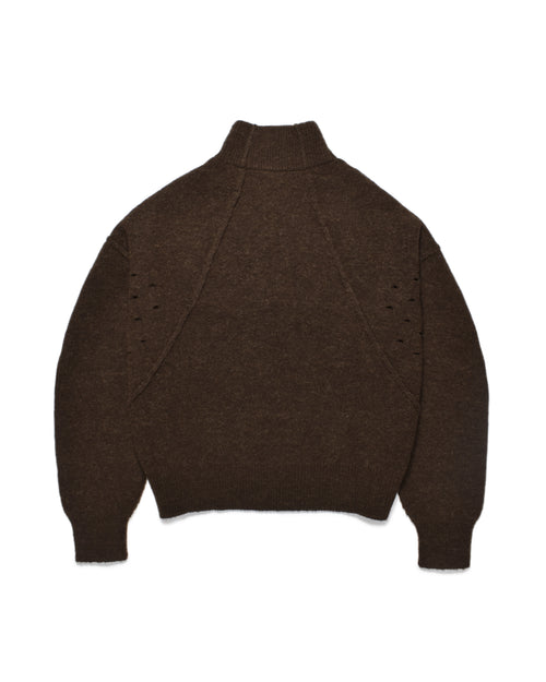 KOTA QUARTER ZIP - UMBER