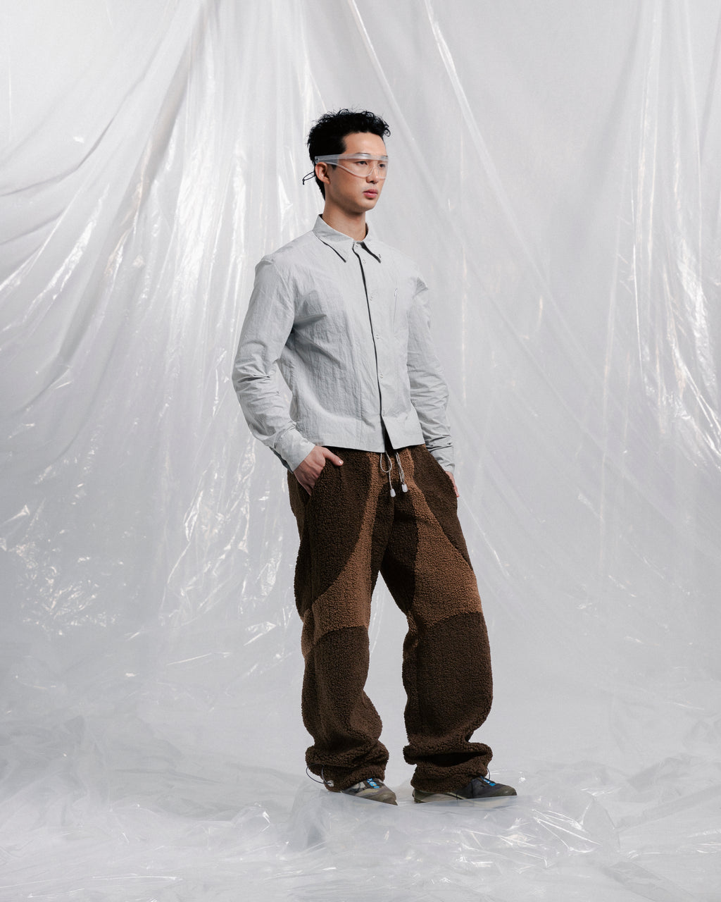 TAUPE MOBILITY DRESS SHIRT image 4